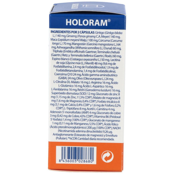 Equisalud Holoram Cerevitan 60 Cápsulas