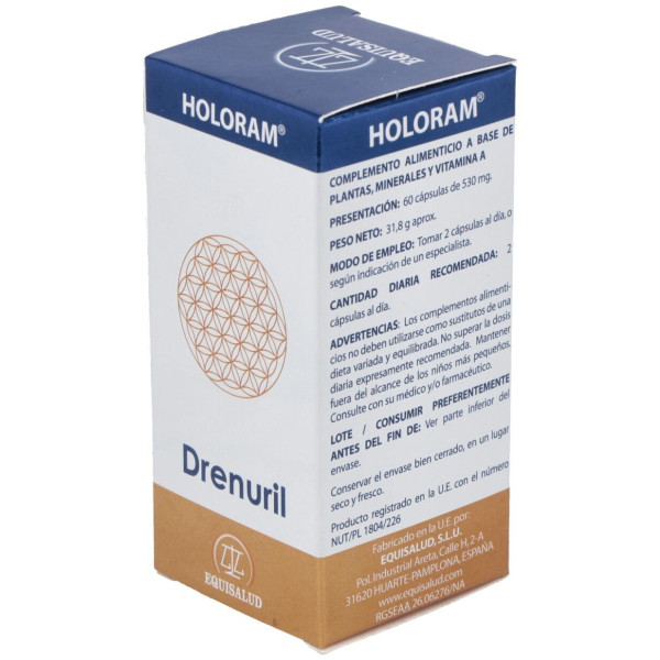 Equisalud Holoram Drenuril 60Caps