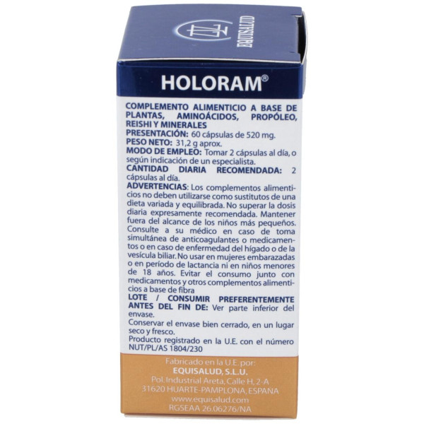 Equisalud Holoram Rinusin 60Caps
