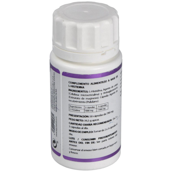 Equisalud L-Histidina 500Mg 50Caps