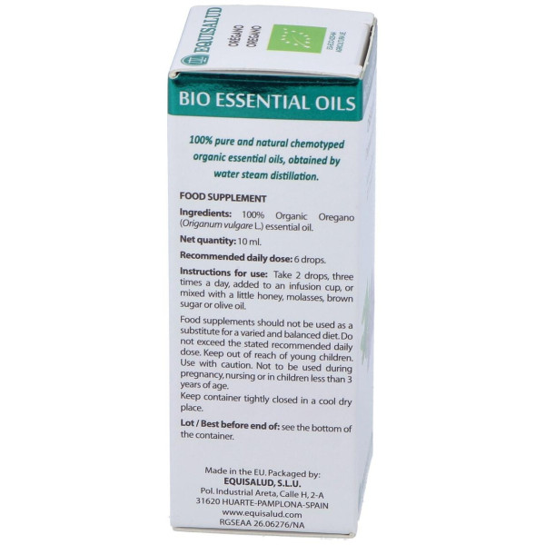 Bio Essential Oils Oregano Ac. Esencial 10Ml.