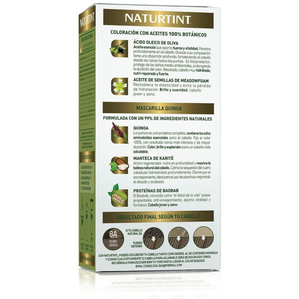 Naturtint Biobased 8A Rubio Ceniza