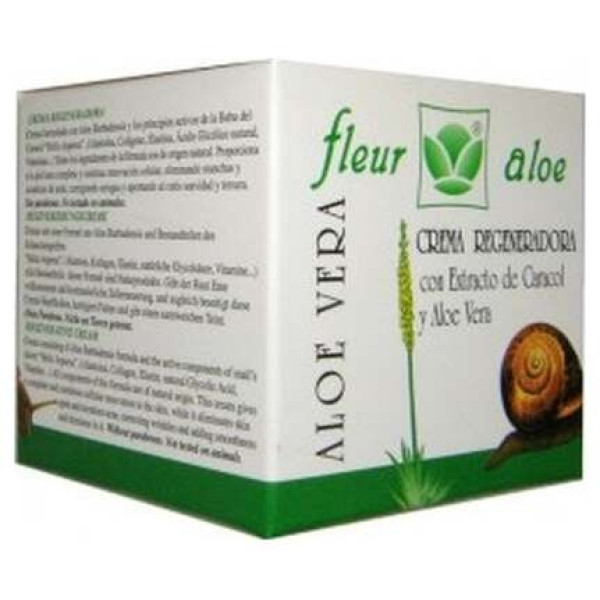 Fleur Aloe Crema Regeneradora Extracto Caracol Y Aloe 50Ml