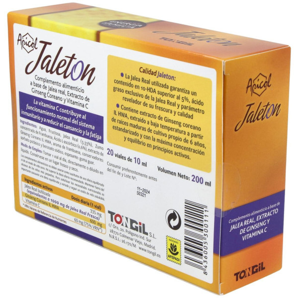 Apicol Jaleton J.Real Ginseng 20Amp