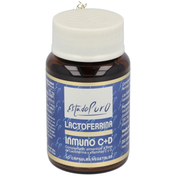 Estado Puro Lactoferrina Inmuno C+D 30Caps