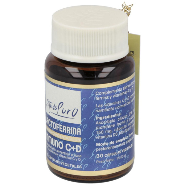 Estado Puro Lactoferrina Inmuno C+D 30Caps