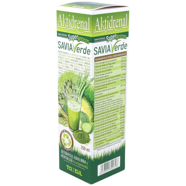 Aktidrenal Savia Verde 250Ml. Lineabel