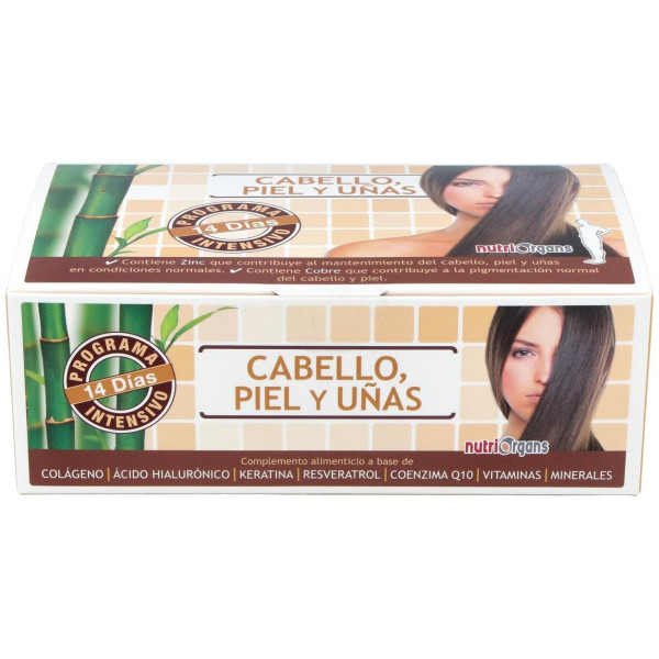 Tongil Nutriorgans Cabello_ Piel Y Uñas 14Viales