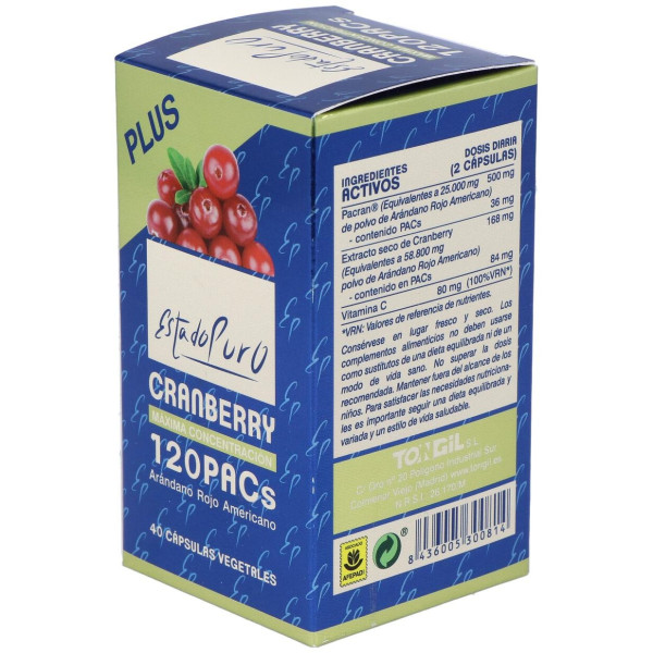 Tongil Estado Puro Cranberry 120 Pacs 40Caps