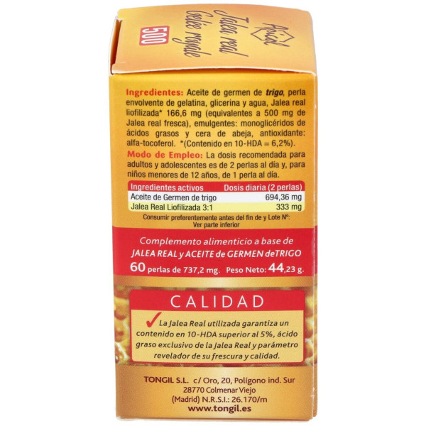Tongil Apicol Jalea Real 500 60 Perlas