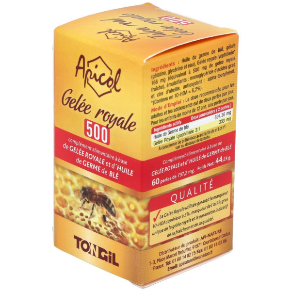 Tongil Apicol Jalea Real 500 60 Perlas