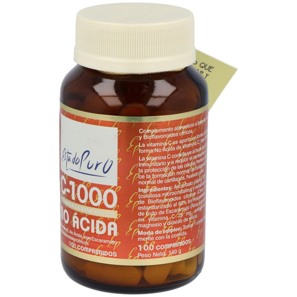 Tongil Estado Puro Vitamina C-1000 No Ácida 100Comp