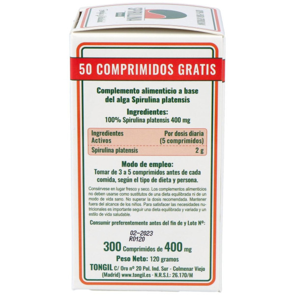 Tongil Spirulina 300Comp