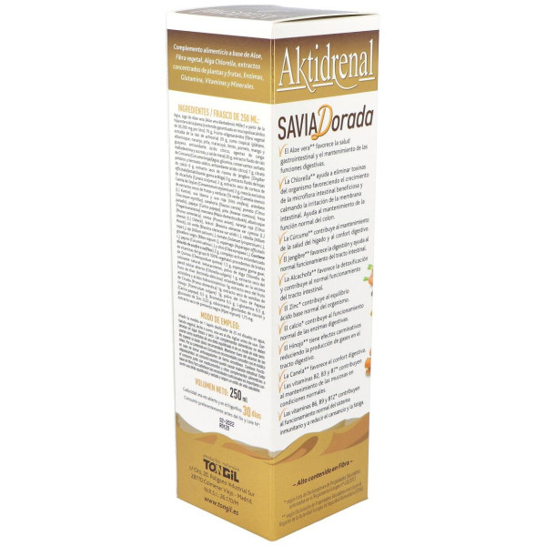 Aktidrenal Savia Dorada 250Ml. Lineabel