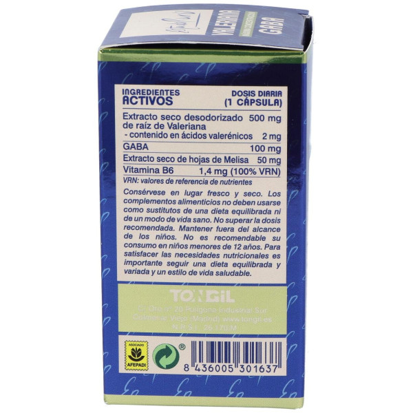 Tongil Estado Puro Valeriana Gaba 40Caps