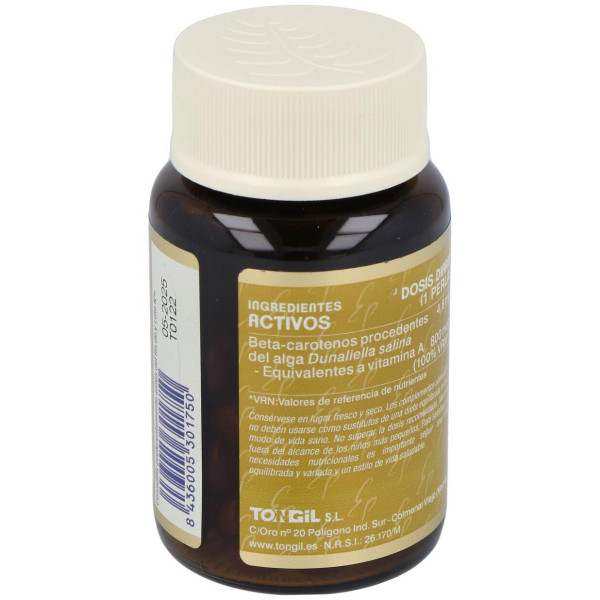 Natural Betacaroteno Aceites Activos 90Perlas