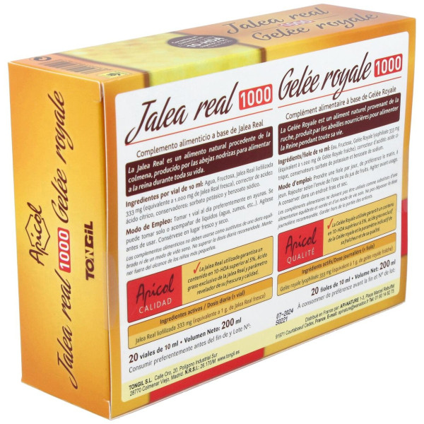 Tongil Apicol Jalea Real 1000 20 Viales