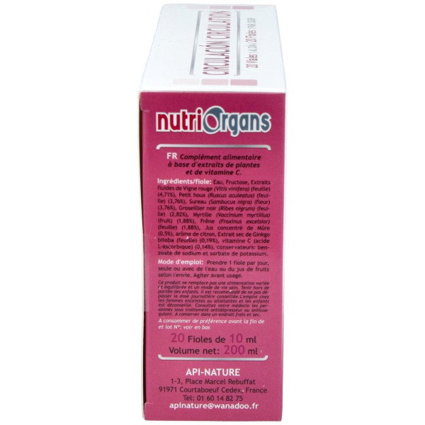 Tongil Nutriorgans Circulación 20Viales