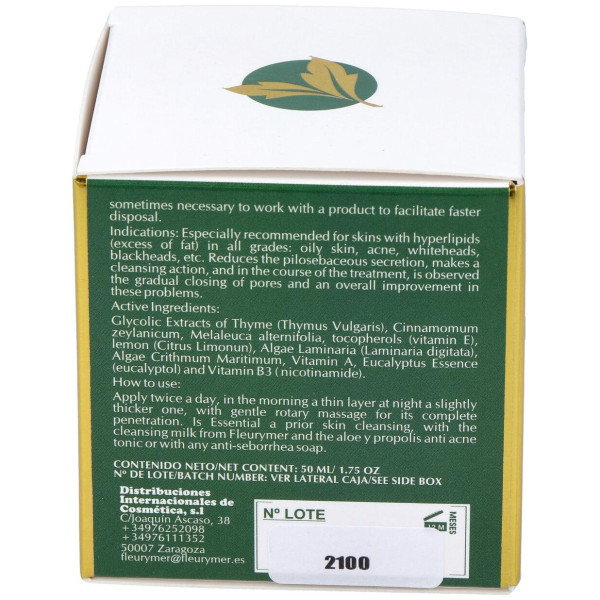 Fleurymer Crema Acne-Seborrea 50Ml