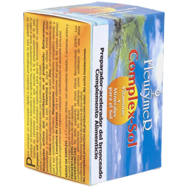 Complex Sol Vitaminas+Minerales Para El Sol 60Cap.