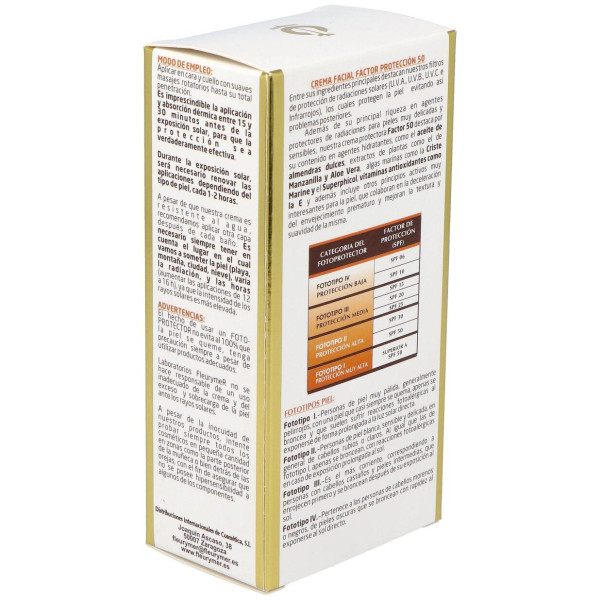 Fleurymer Crema Solar Facial Spf50 80Ml