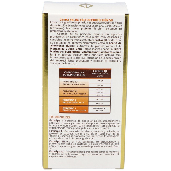 Fleurymer Crema Solar Facial Spf50 80Ml