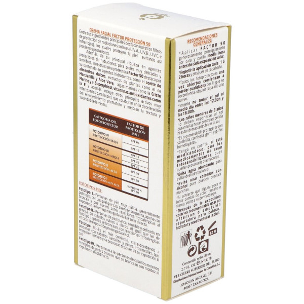 Fleurymer Crema Solar Facial Spf50 80Ml