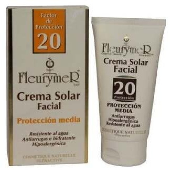 Fleurymer Crema Solar Facial F20 Tubo 80Ml