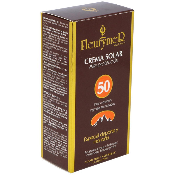 Fleurymer Crema Solar Facial Spf-50 Montaña