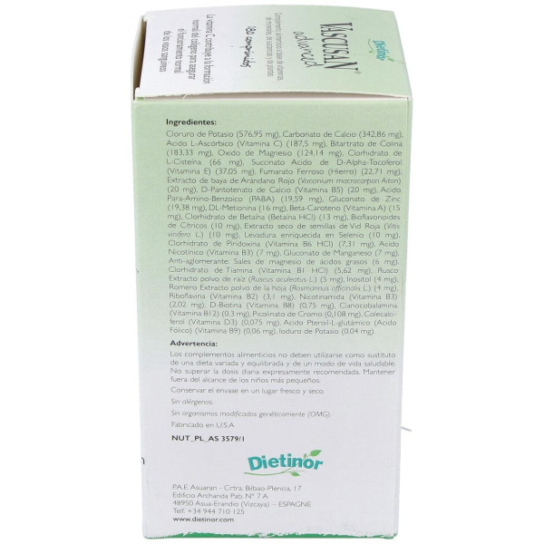 Dietinor Vascusan Advanced 180 Tabletas