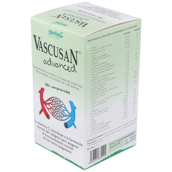 Dietinor Vascusan Advanced 180 Tabletas