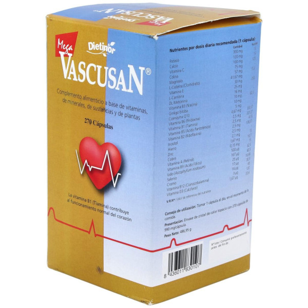 Mega Vascusan 270Capsulas