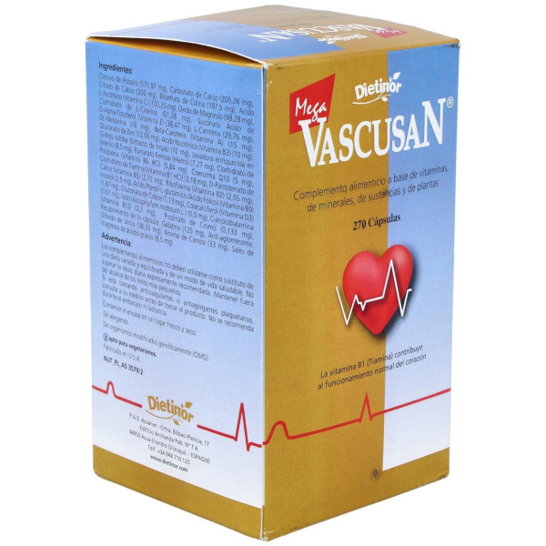 Mega Vascusan 270Capsulas