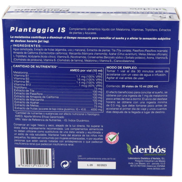 Plantaggio Is 20Amp.