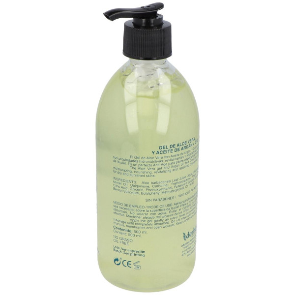 Derbos Gel Aloe Vera Con Argán 500Ml
