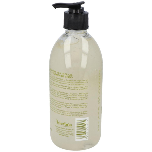 Derbós Gel Aloe Vera Y Árbol De Té 500Ml