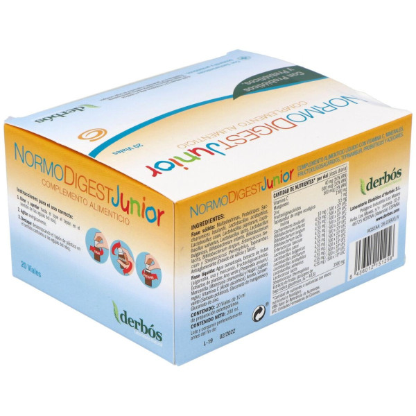 Derbos Normodigest Junior 20 Viales