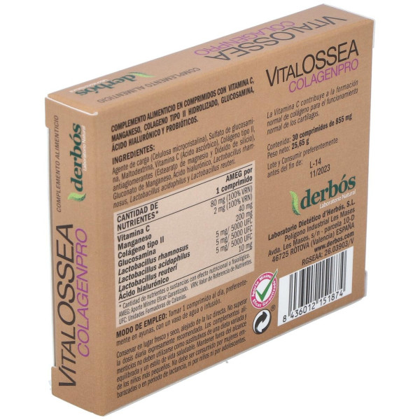 Derbos Vitalossea Colagenpro 30 Comp