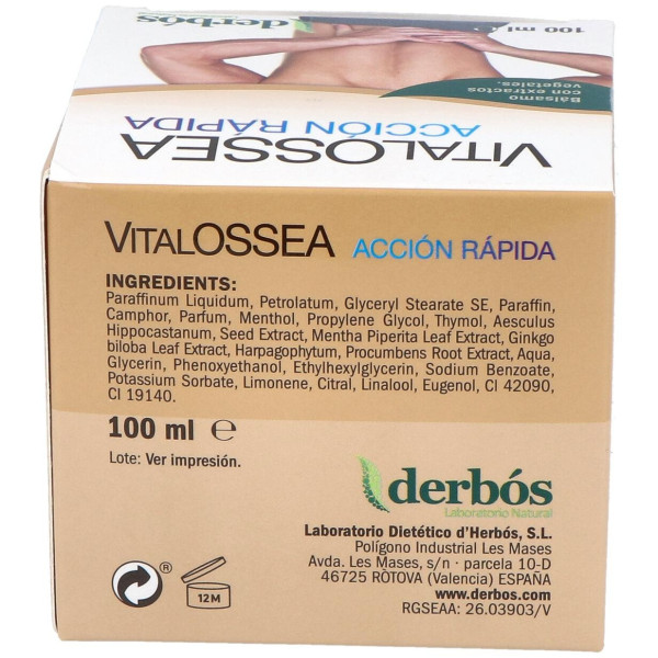 Derbos Vitalossea Acción Rápida 100Ml