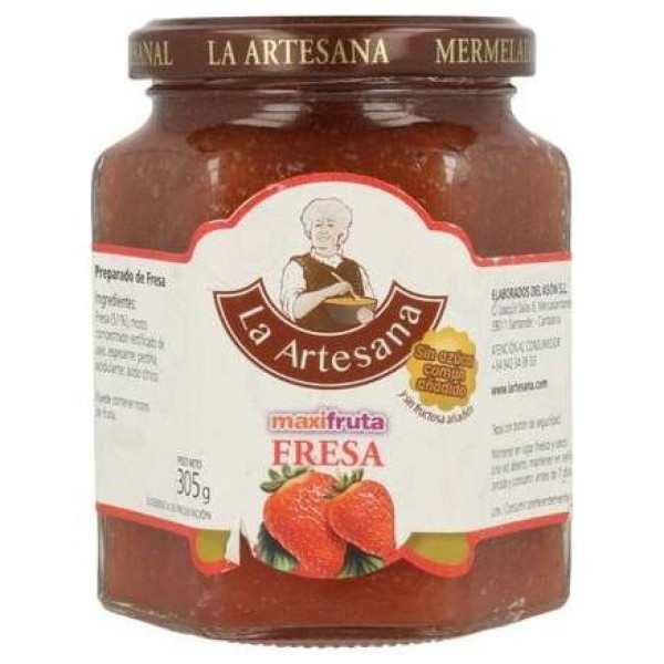 La Artesana Mermelada Fresa Sin Azúcar