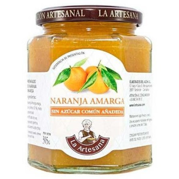 La Artesana Mermelada Naranja Amarga Con Azúcar 315G