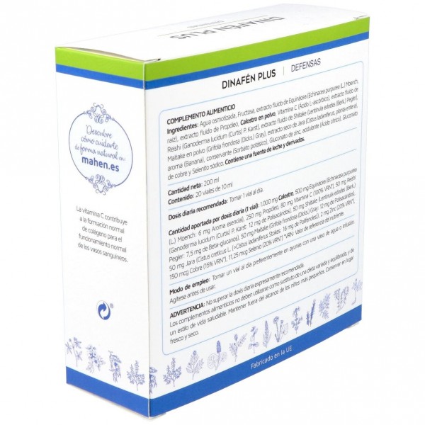 Dinadiet Dinafen Plus 10Ml X 20 Viales