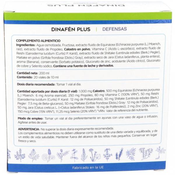 Dinadiet Dinafen Plus 10Ml X 20 Viales