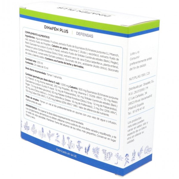Dinadiet Dinafen Plus 10Ml X 20 Viales