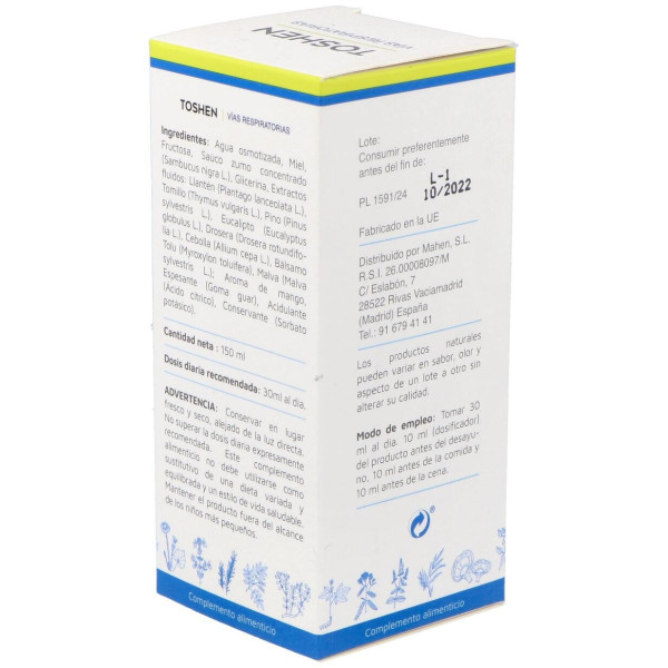 Mahen Toshen Jarabe 150Ml