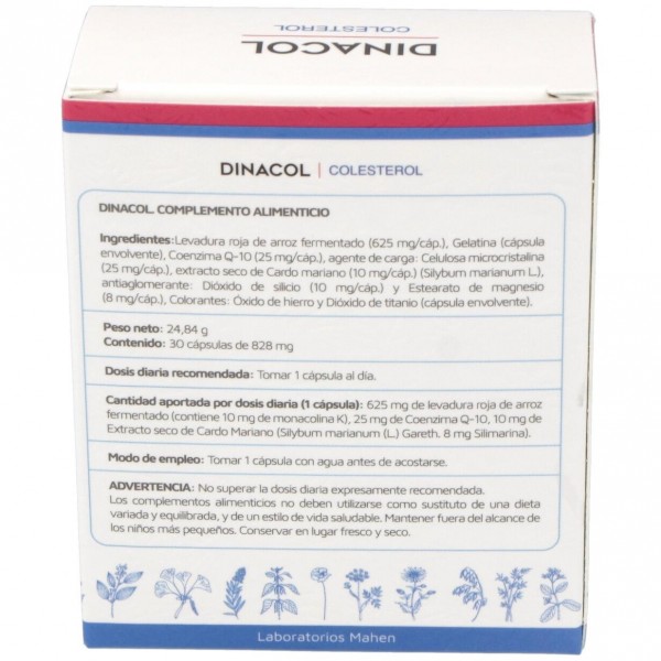 Mahen Dinadiet Dinacol, 30 Cápsulas