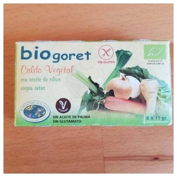 Bio Goret Caldo Veg. Cubitos Bio 66G
