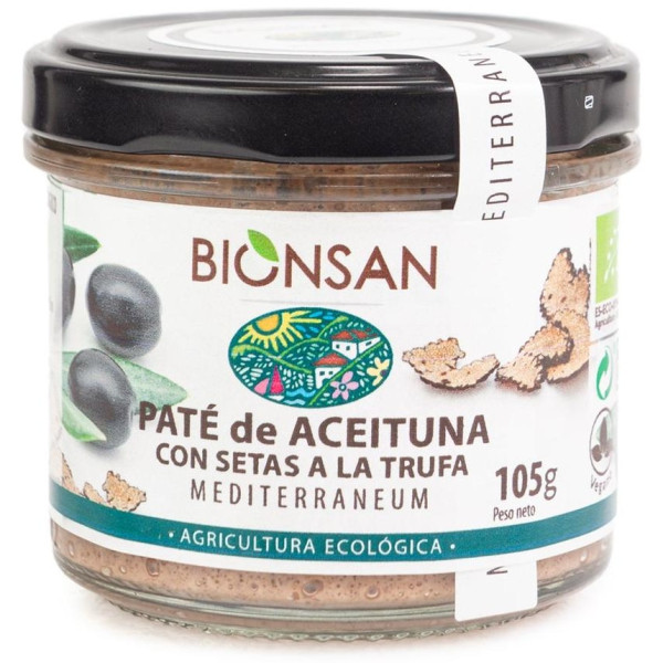 Pate De Aceitunas Setas A La Trufa 105Gr Eco Vegan