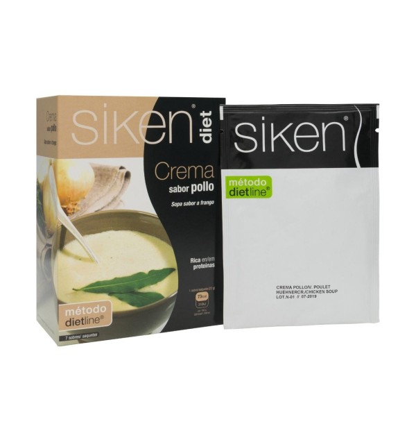 Siken Diet Crema De Pollo (7 Sobres 22 G)