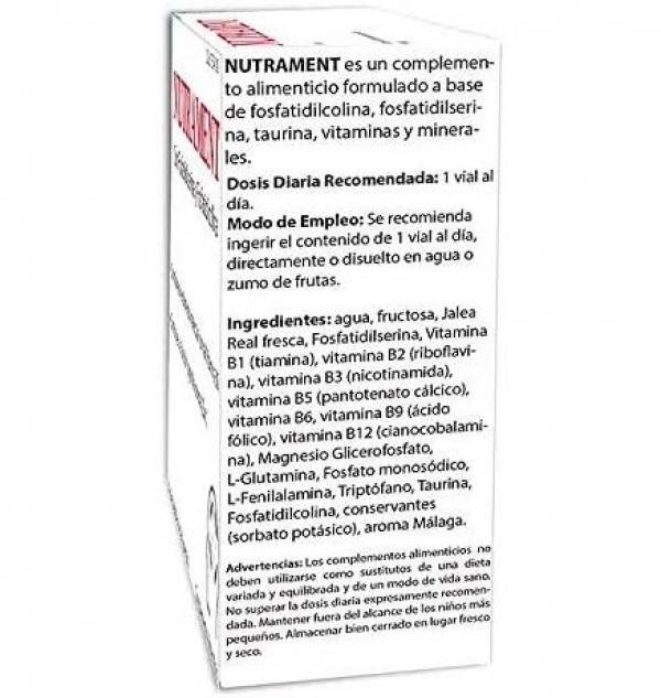 Nutrament (20 Viales 10 Ml)